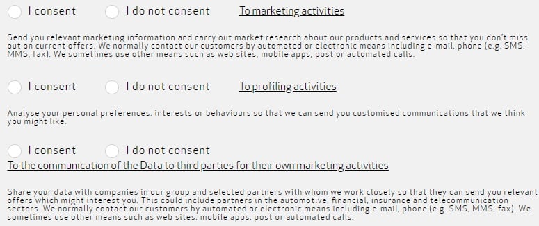 gdpr consent examples