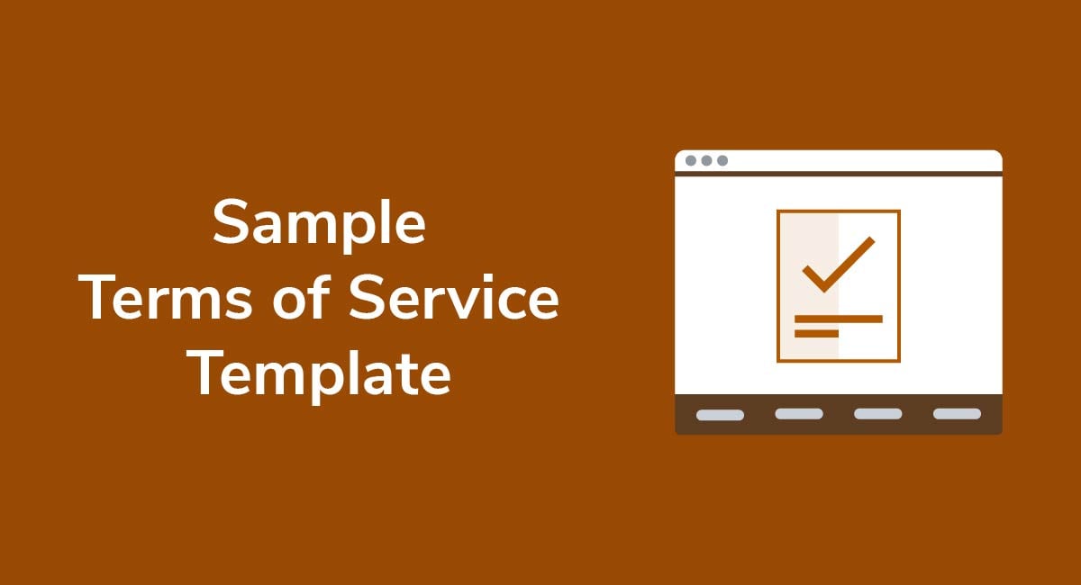Sample Terms of Service Template Privacy Policies